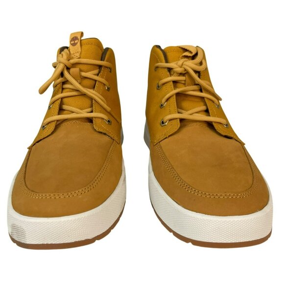 Timberland Men's Maple Grove Mid Chukka Sneaker Wheat New - Picture 3 of 11